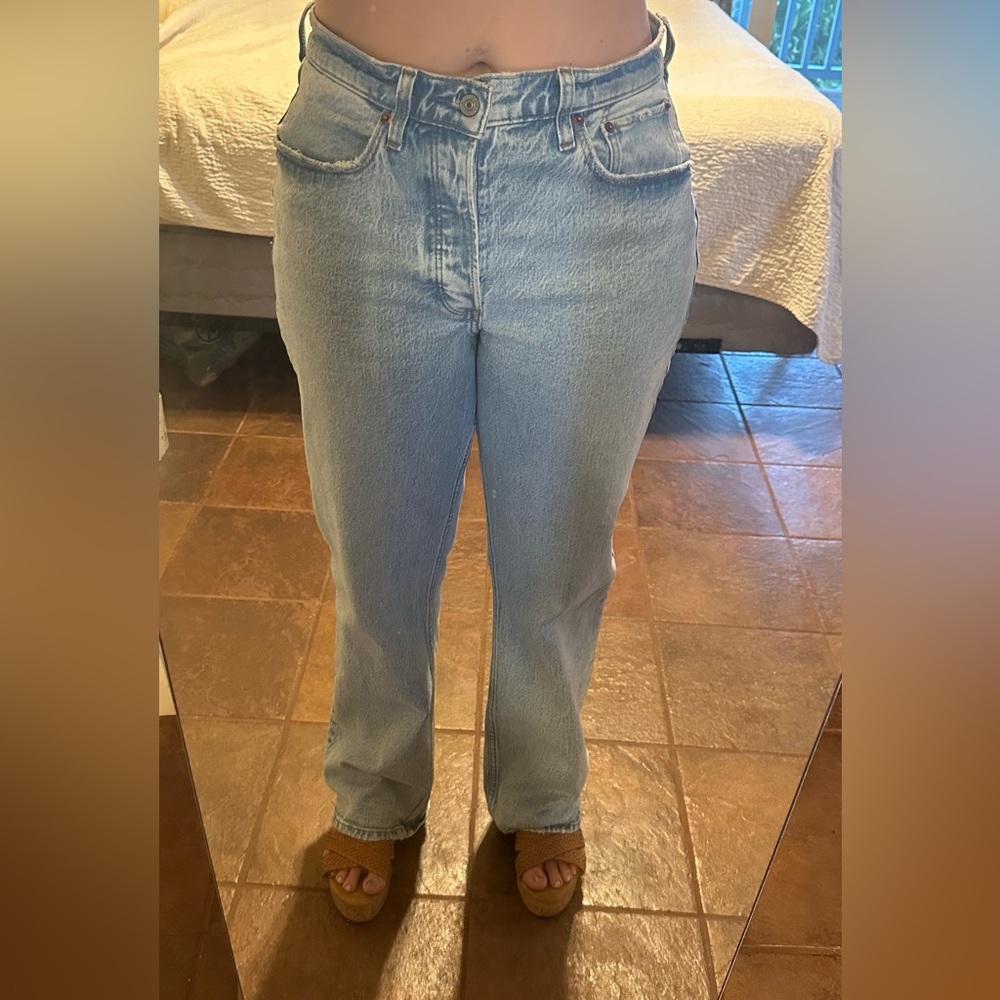 Abercrombie curve love 90s baggy low rise 28 6r
